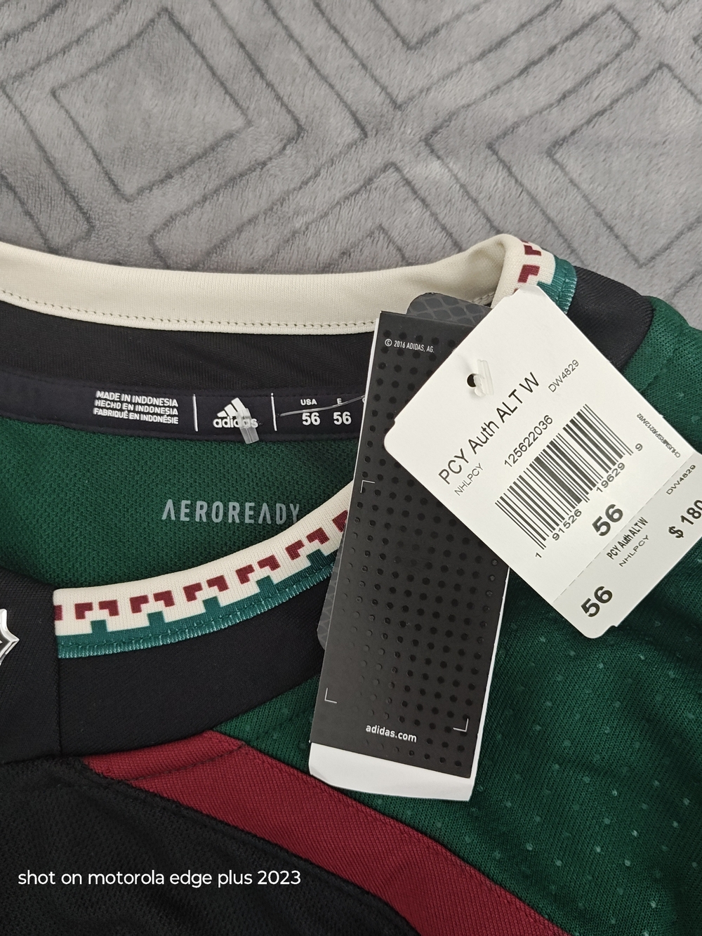 Adidas NHL Hockey Arizona Coyotes AEROREADY Black Jersey - Size 56